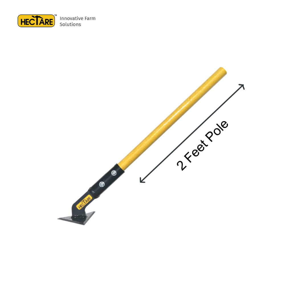 Hectare Scuffle Hoe with 2 feet Pole-myBageecha