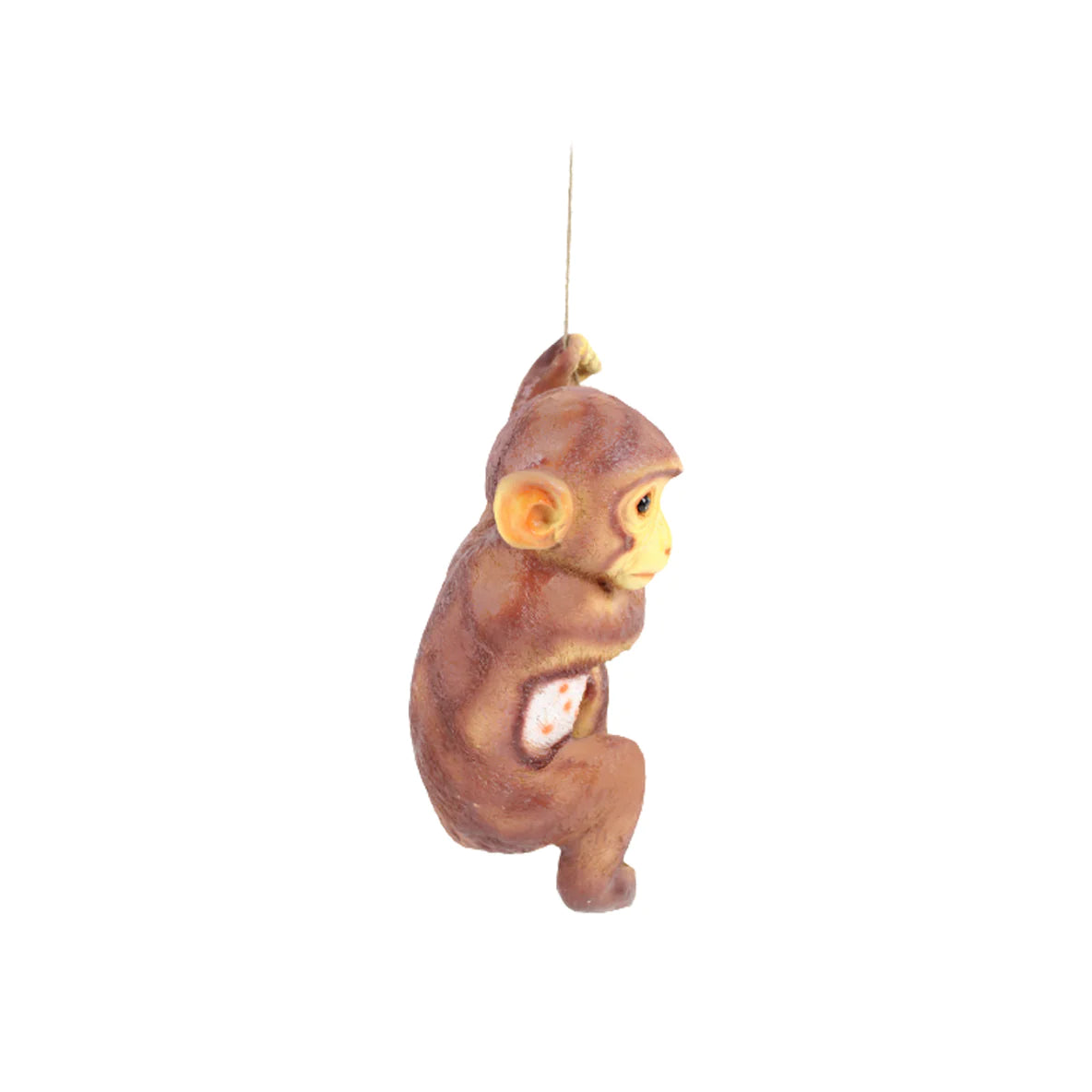 Swinging Monkey on Rope Decor (Dark Brown) - myBageecha
