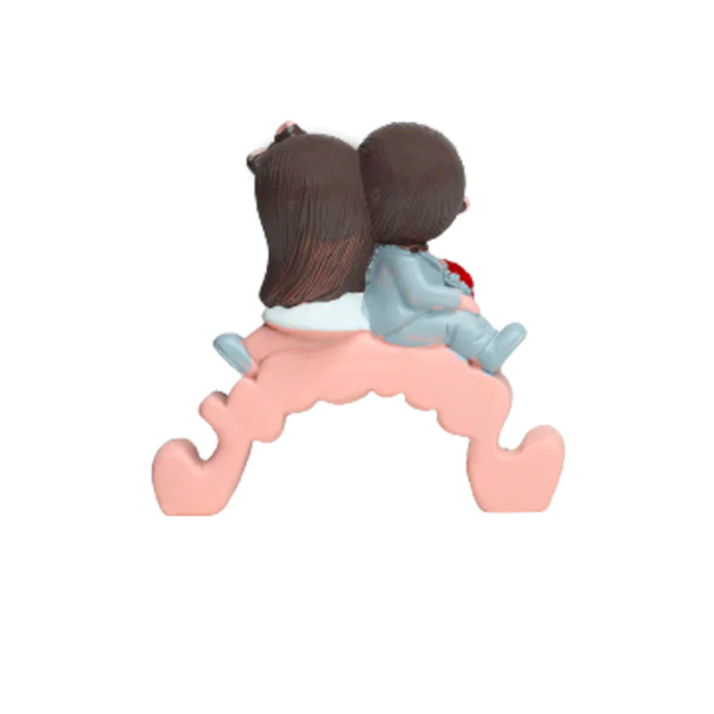 Miniature Sweet Young Couple Decor cute couple décor for tabletop displays - myBageecha