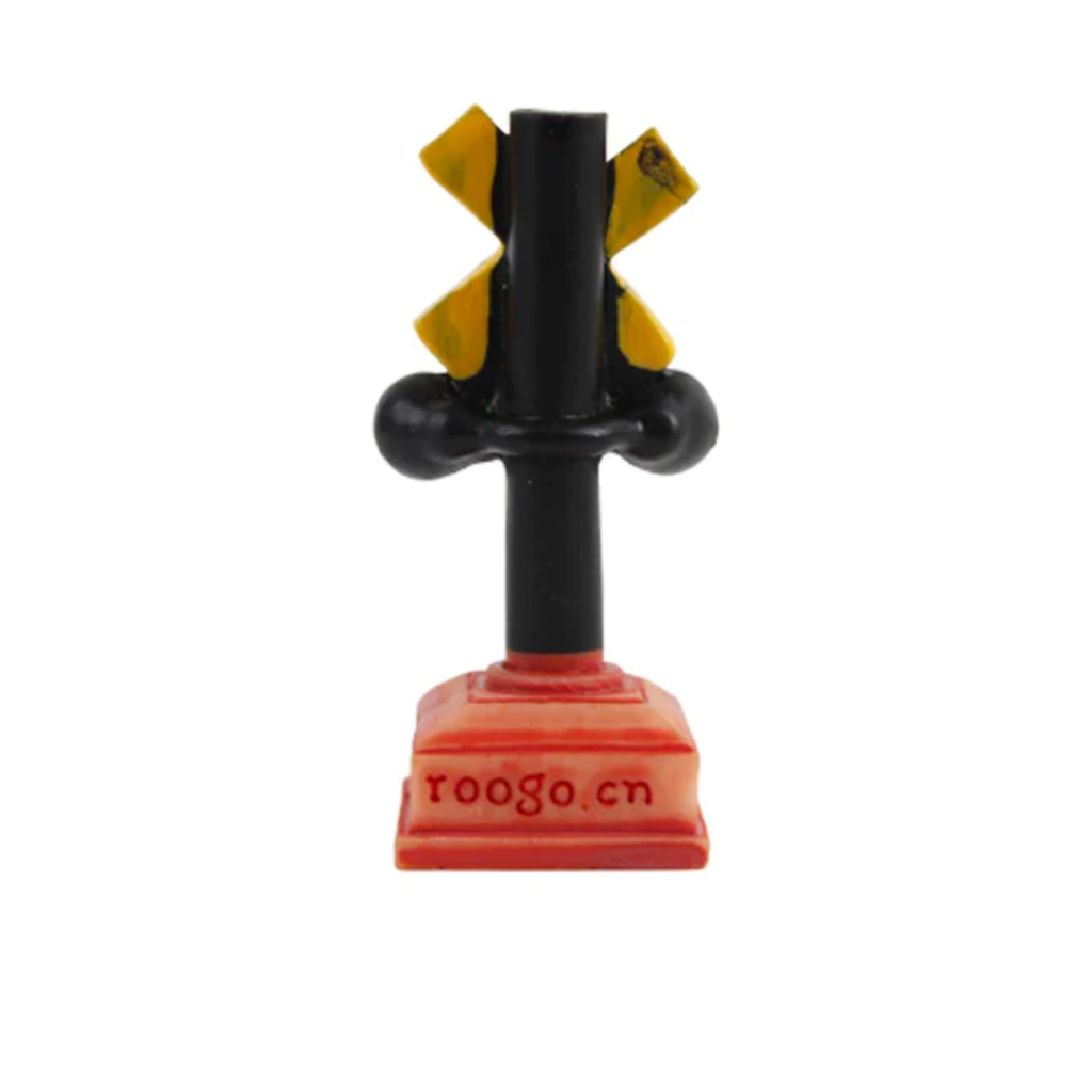 Miniature Crossing Sign (Set of 4) traffic sign miniatures for tabletop decor