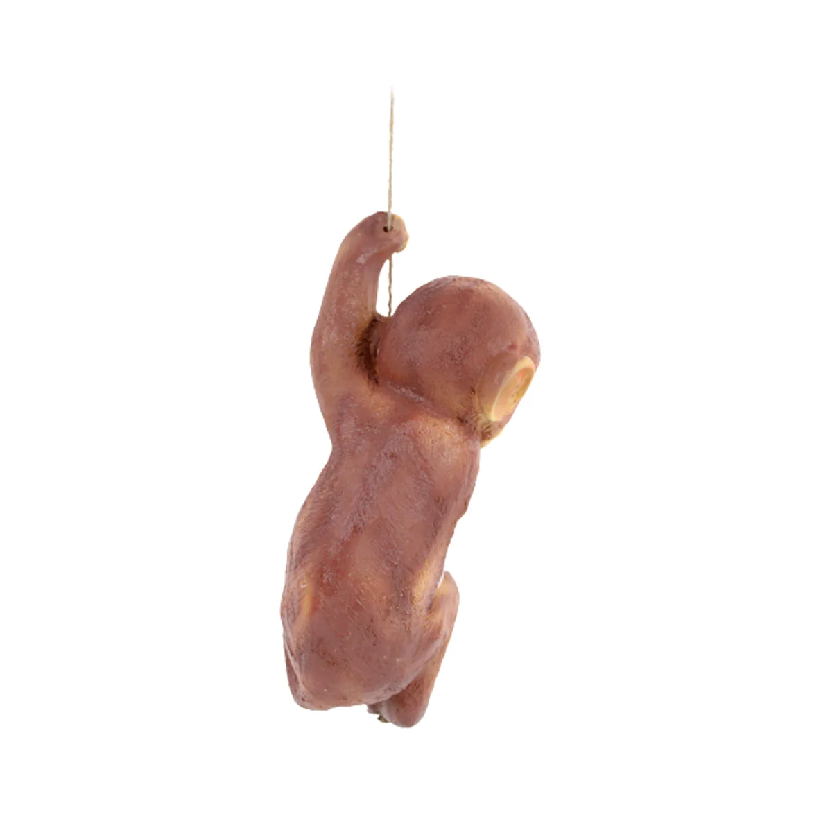 Swinging Monkey on Rope Decor (Dark Brown) - myBageecha