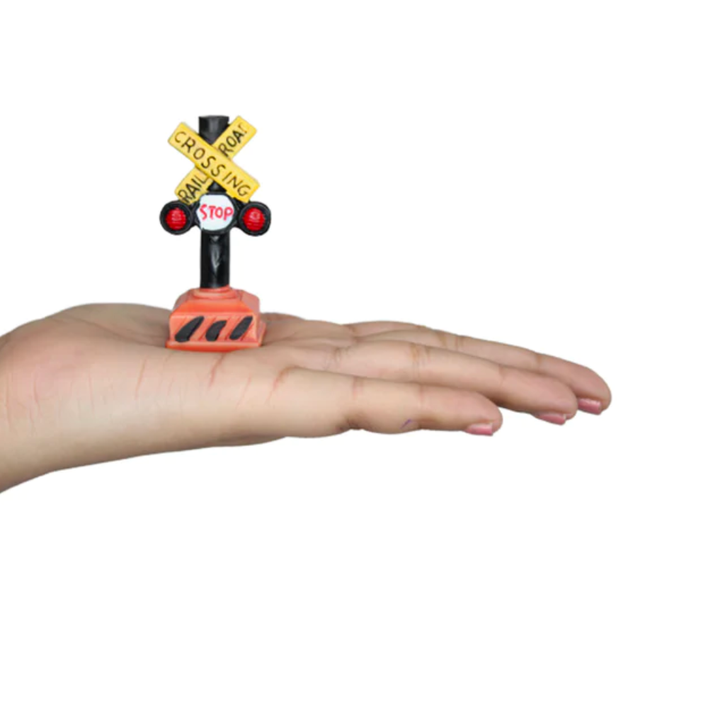 Miniature Crossing Sign (Set of 4) miniature signage pack
