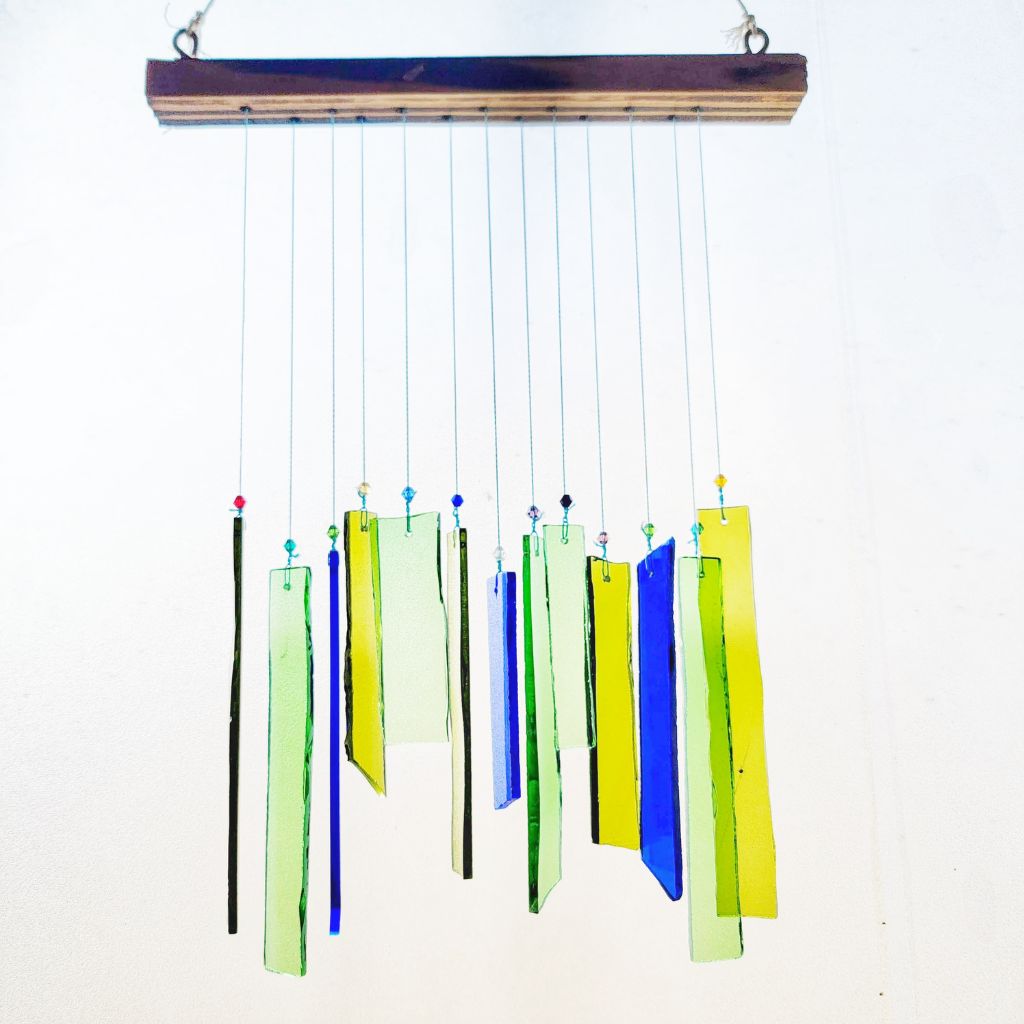 Upcycled Wine Strip WindChime - myBageecha
