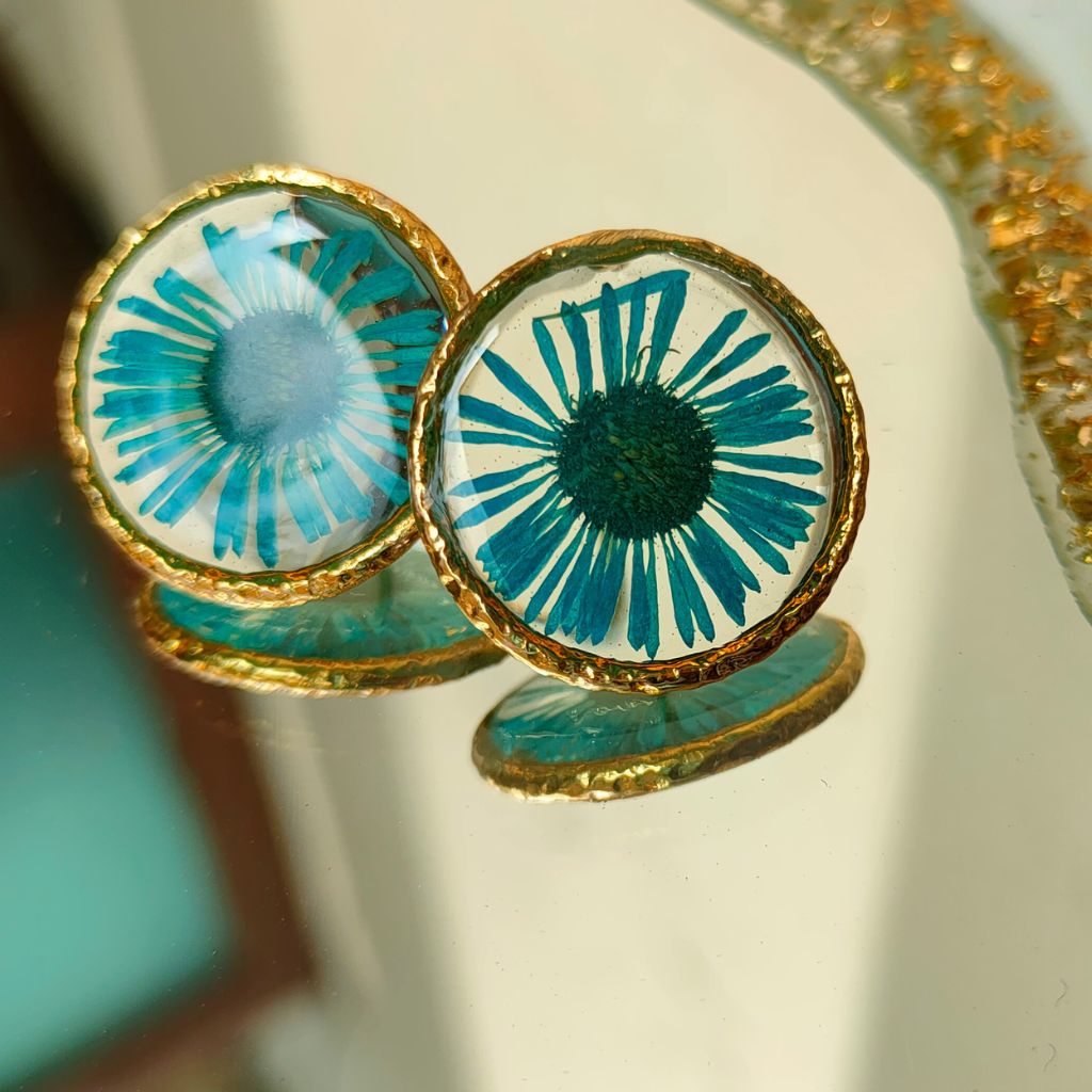 Pandora's Secret Stud Real Dried Flower Earrings - myBageecha