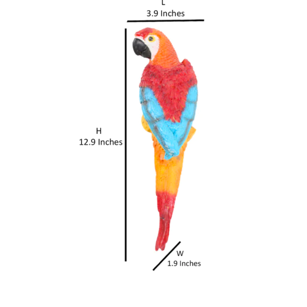 Multicolour Parrot Decor - myBageecha