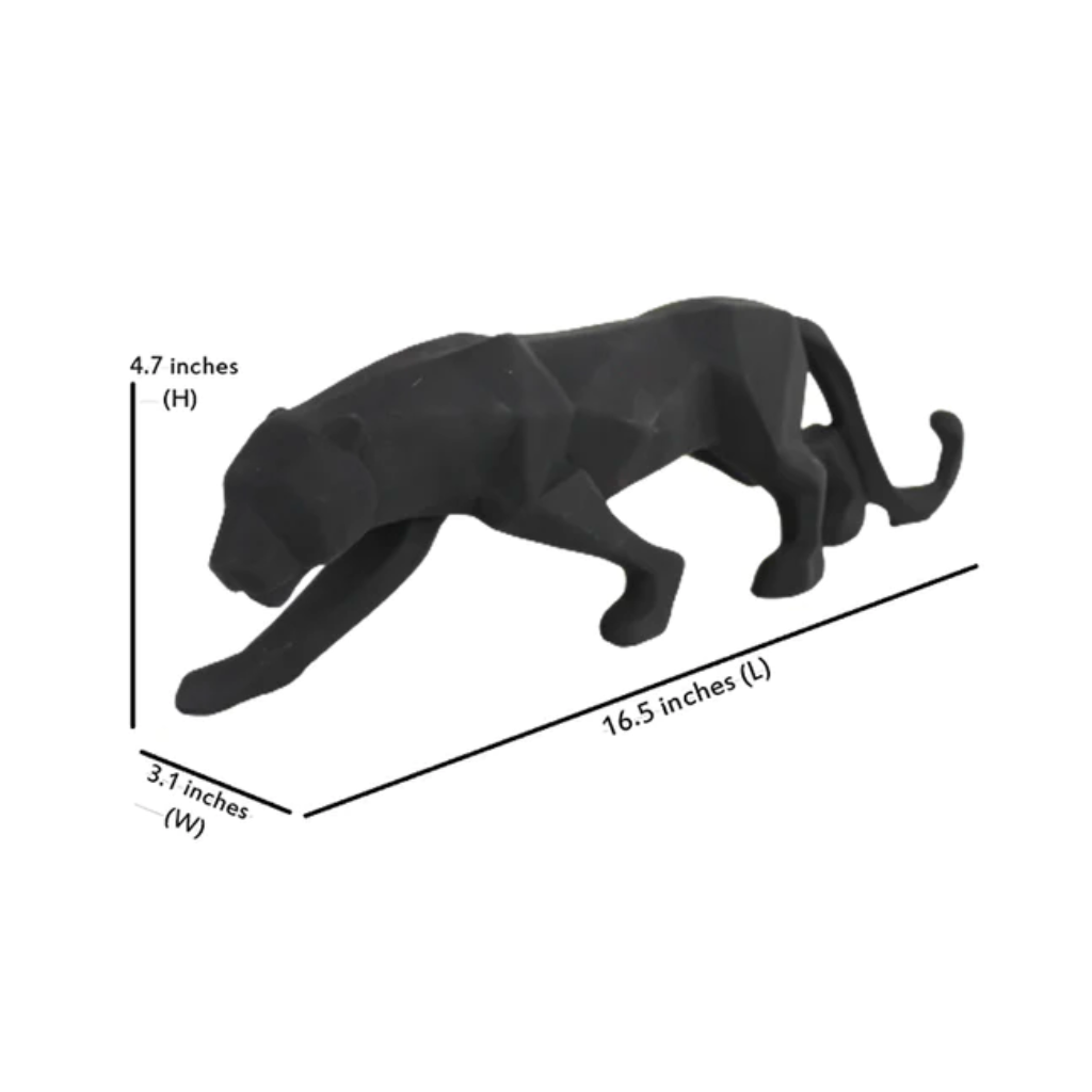 Black Cheetah Matte Finishing Decor - myBageecha