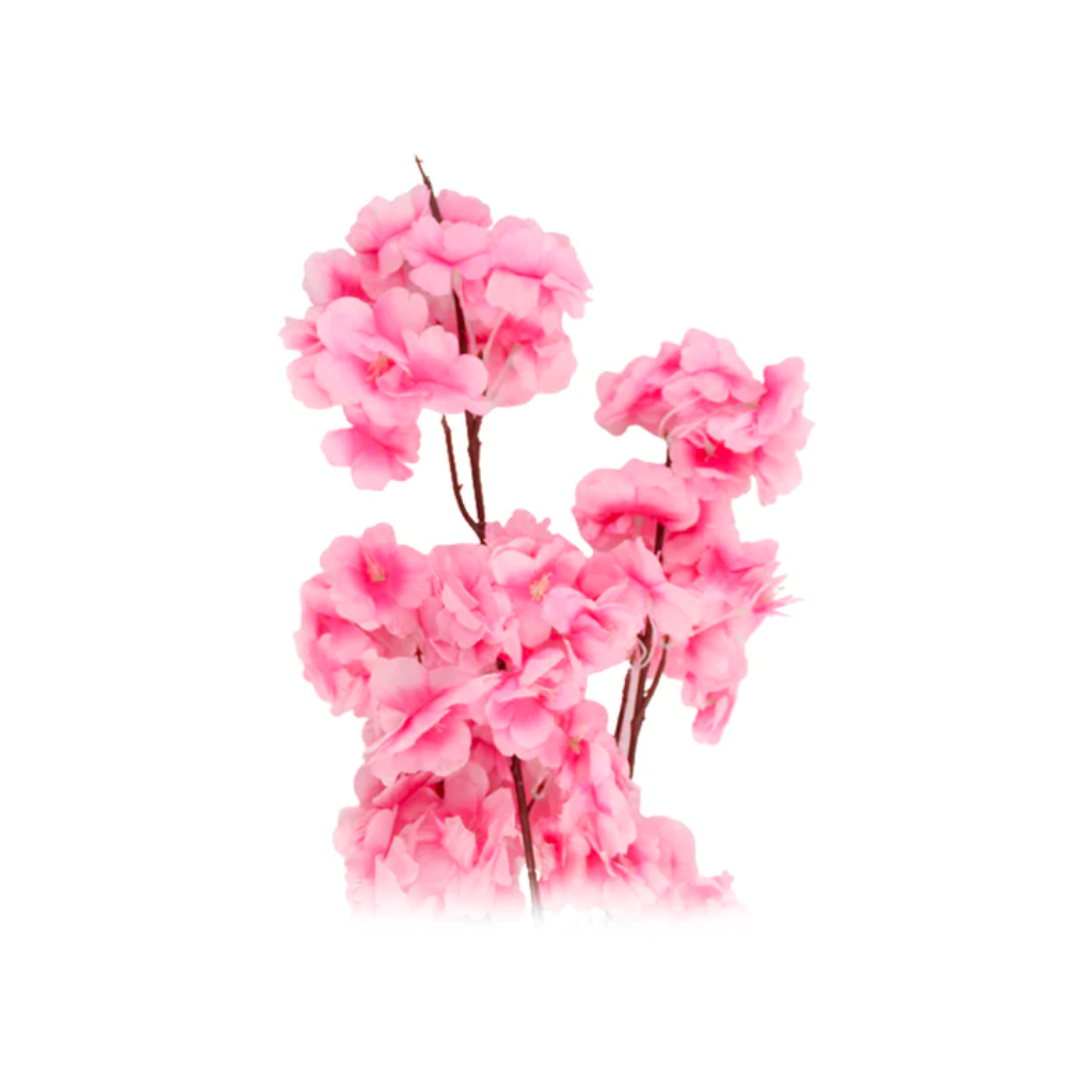 Cherry Blossom Artificial Flower Sticks Set of 5 Decor - myBageecha