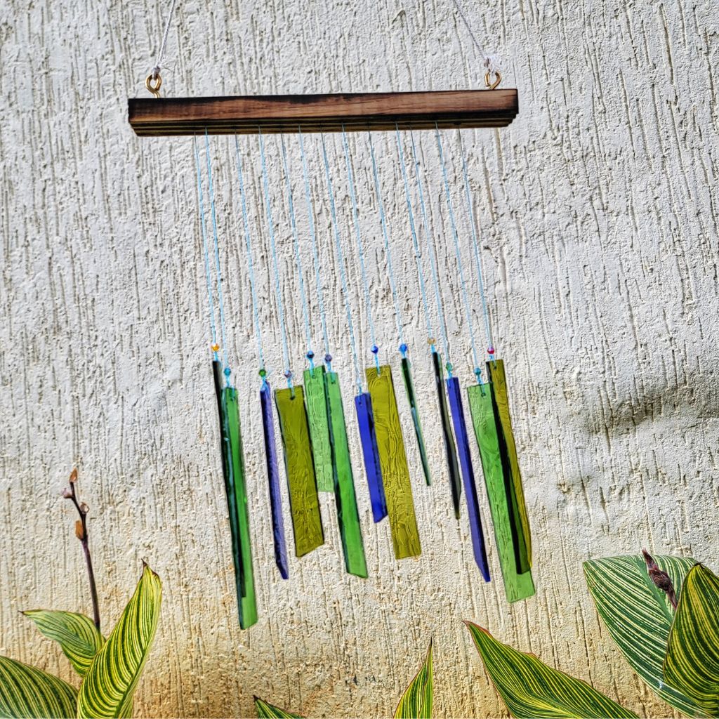 Upcycled Wine Strip WindChime - myBageecha