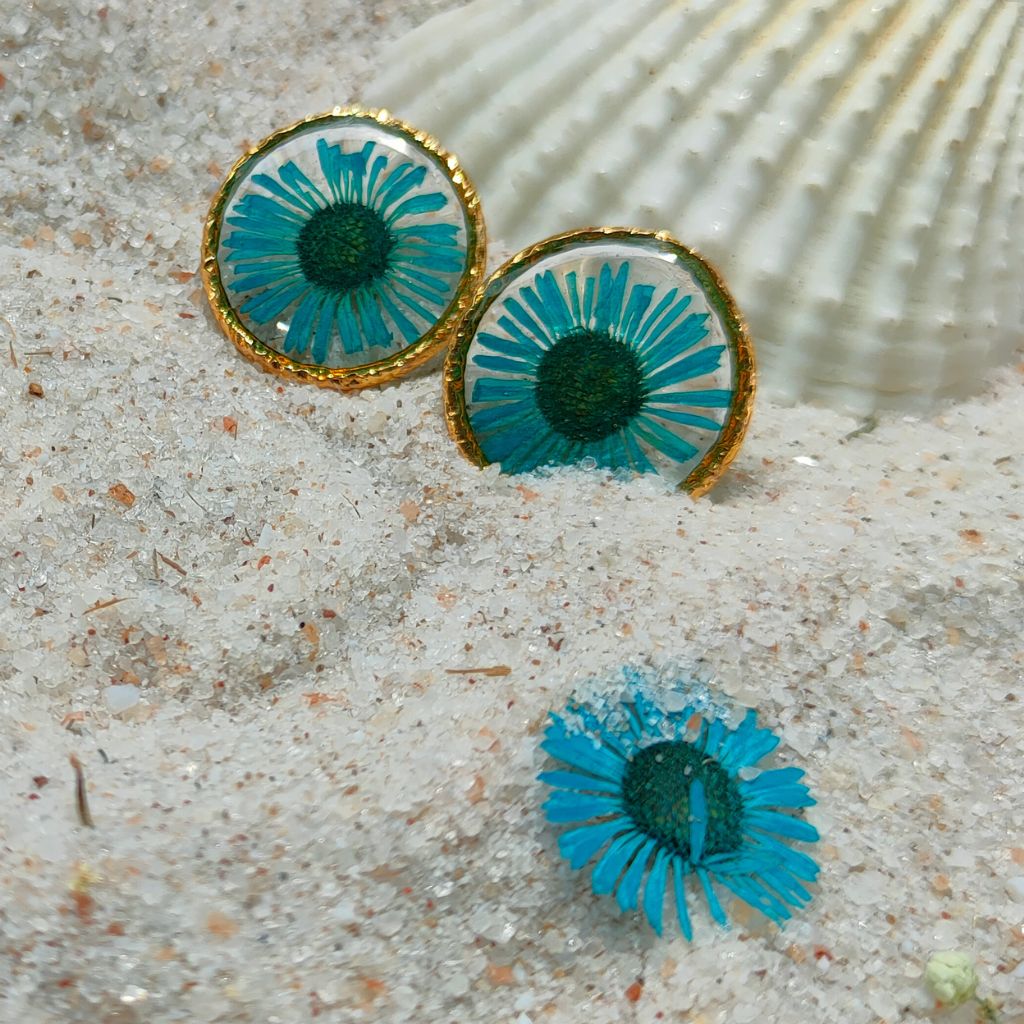 Pandora's Secret Stud Real Dried Flower Earrings - myBageecha