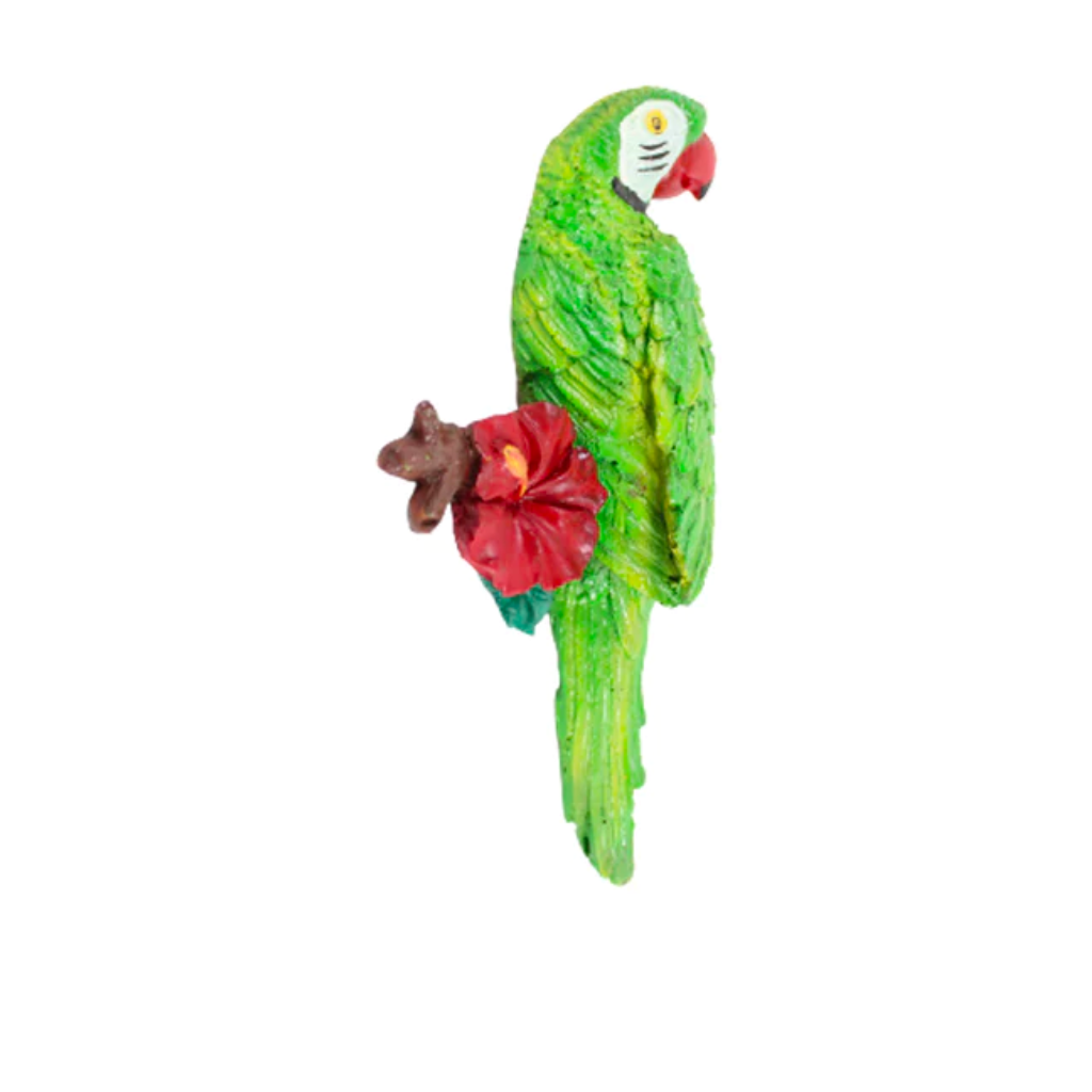 Parrot Sitting on Branch Decor - myBageecha