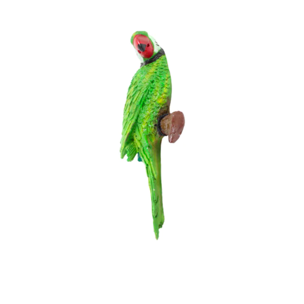 Parrot Sitting on Branch Decor - myBageecha