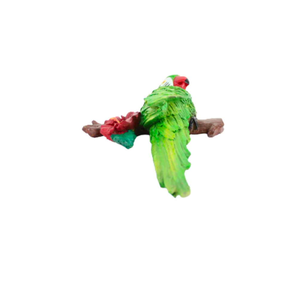 Parrot Sitting on Branch Decor - myBageecha