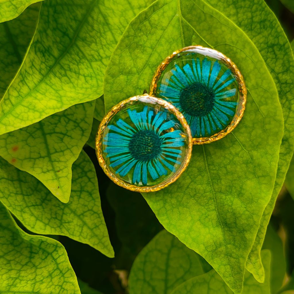 Pandora's Secret Stud Real Dried Flower Earrings - myBageecha