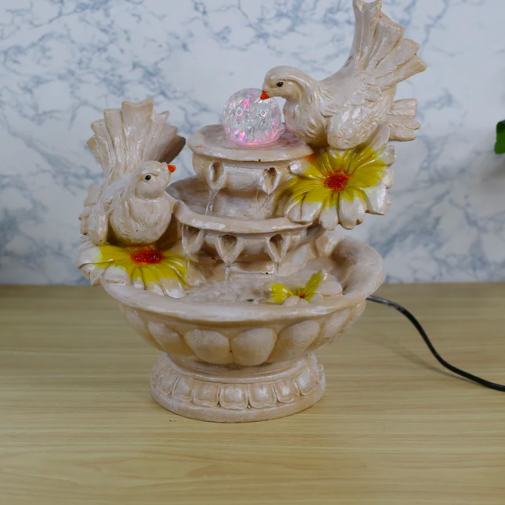 Resin Dove Fountain with Motor - myBageecha