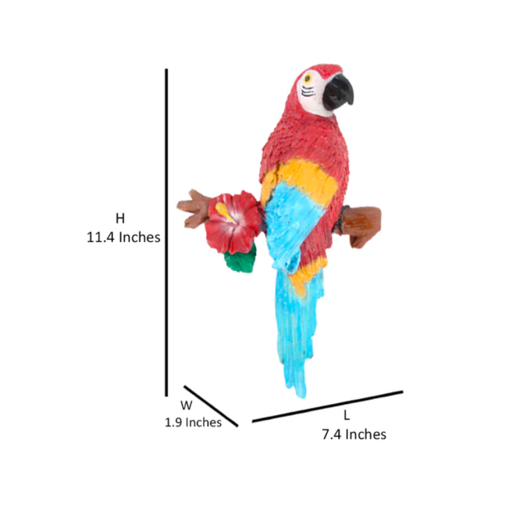 Resin wall Parrot Decor - myBageecha
