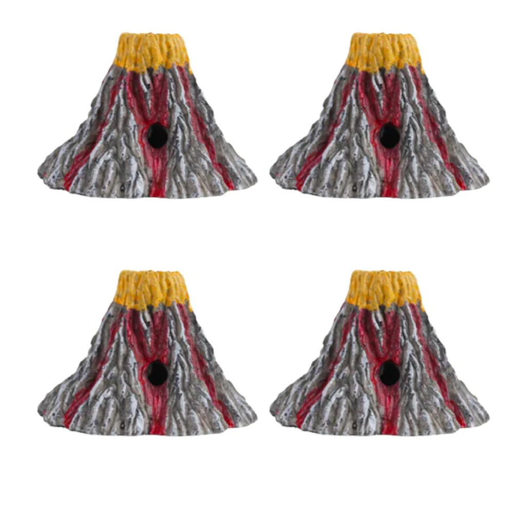 Miniature Resin Volcano (Set of 4) resin volcano prop for tray gardens - myBageecha