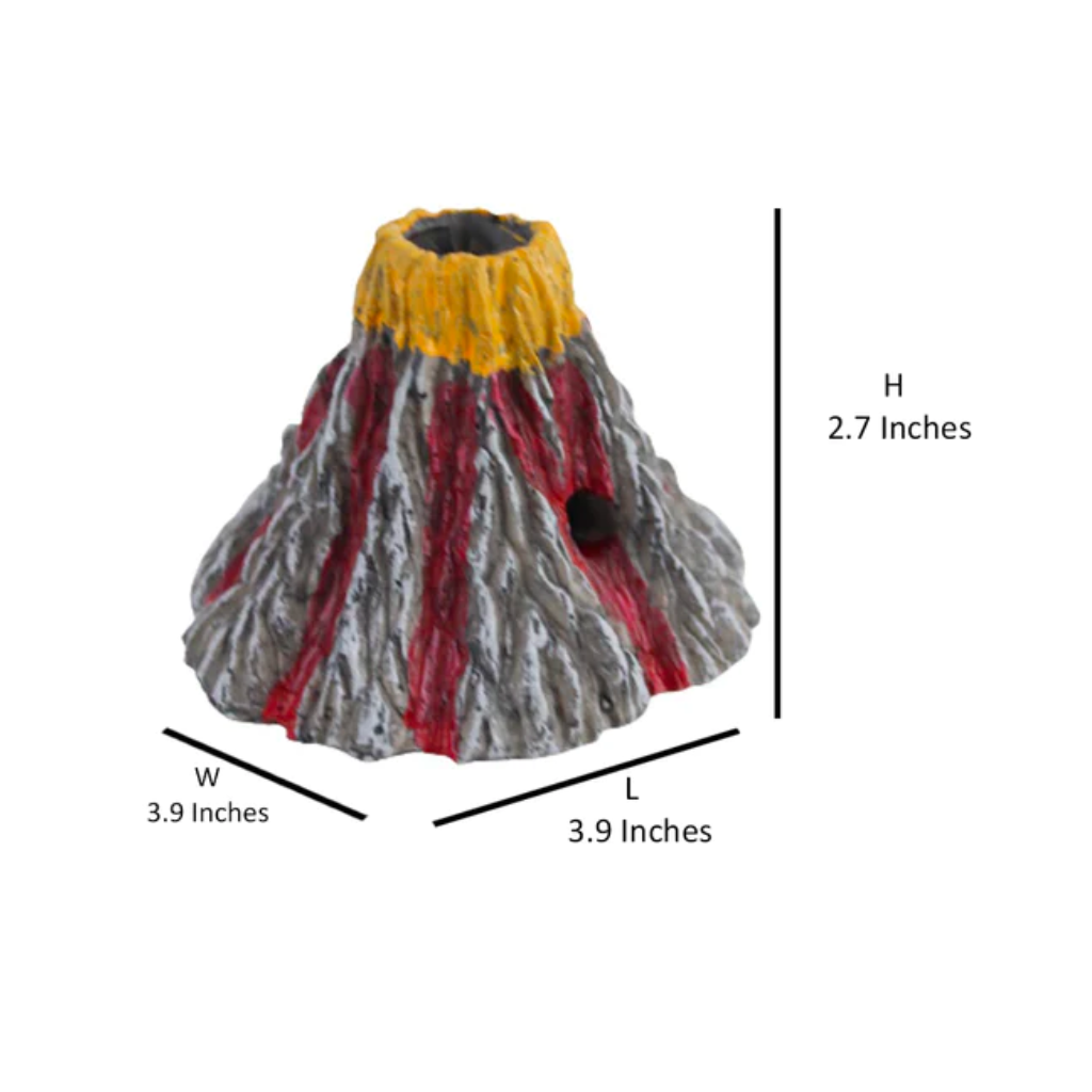 Miniature Resin Volcano (Set of 4) dramatic landscape miniature accessory - myBageecha