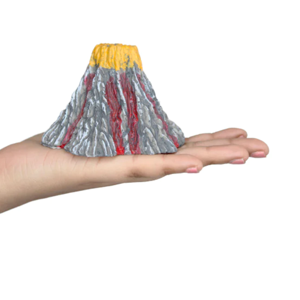 Miniature Resin Volcano (Set of 4) volcano décor figurines