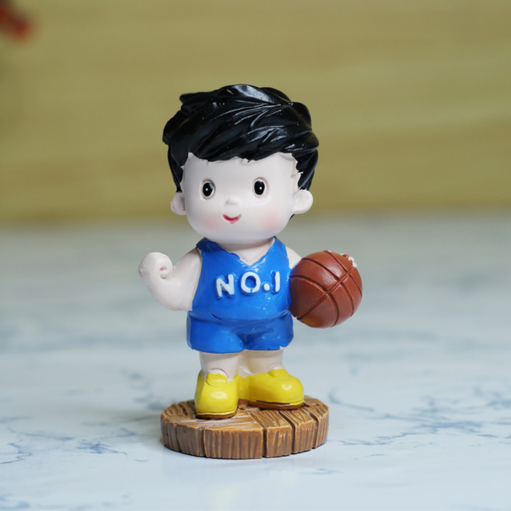 Miniature Boy Playing Basketball character miniature for terrariums – myBageecha