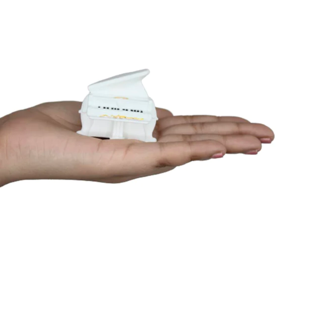Miniature White Piano (Set of 6) musical miniature props - myBageecha