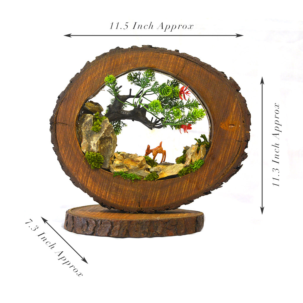 A Doe in Woods LED Decor with Stand Zen Garden - myBageecha