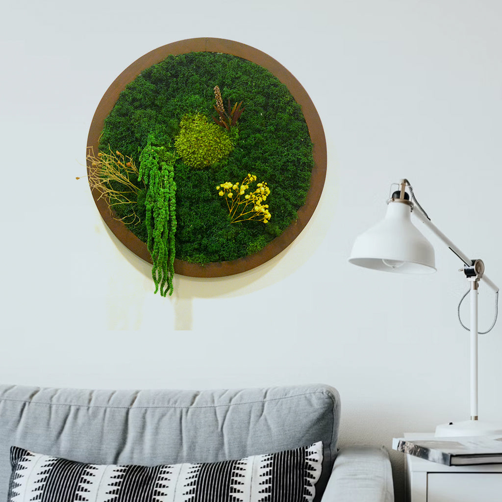 Meridian Briar preserved moss frame – front view