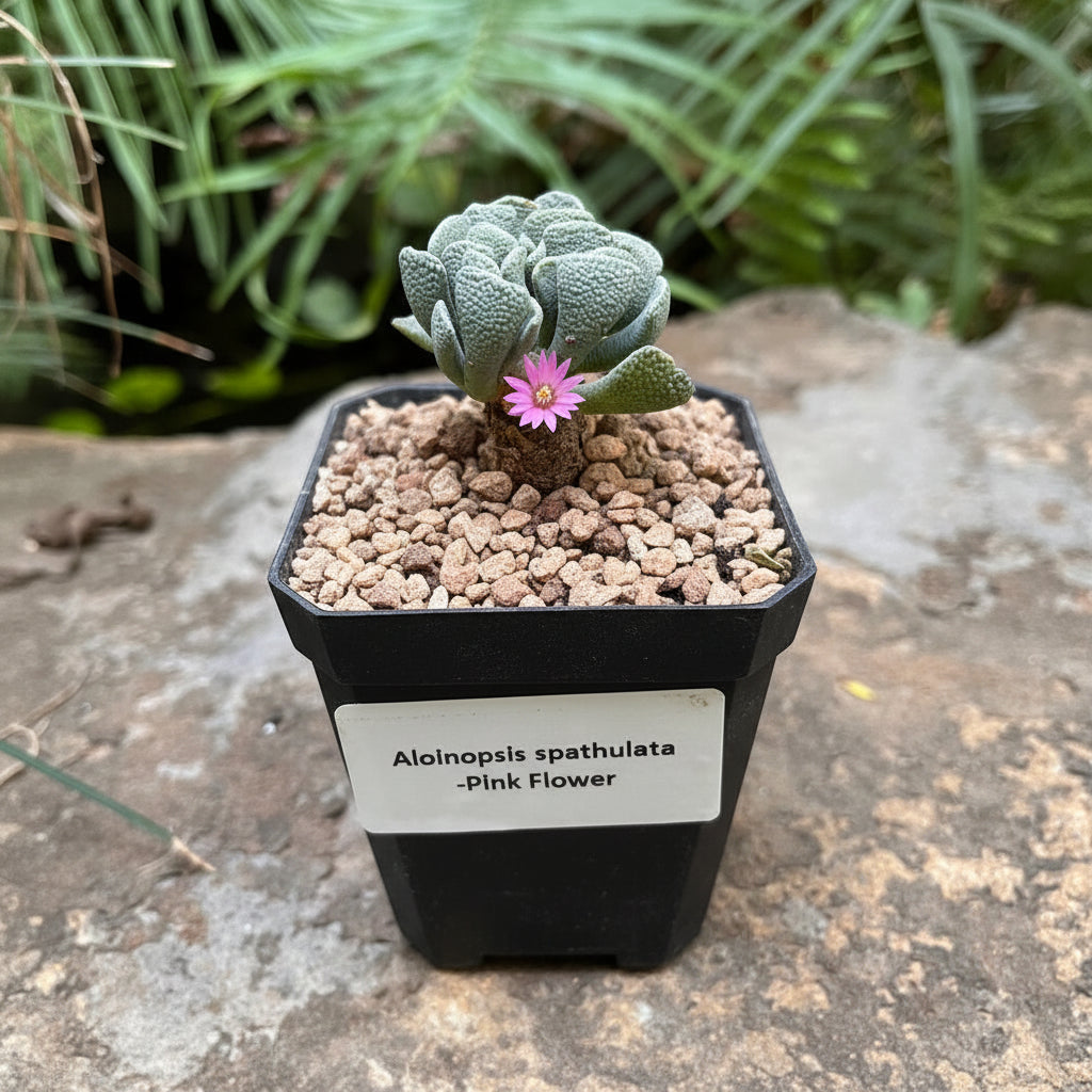 Aloinopsis Spathulata (Living Stone) - Front View