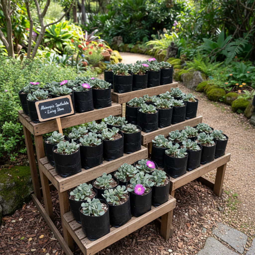 Aloinopsis Spathulata (Living Stone) Plant-myBageecha