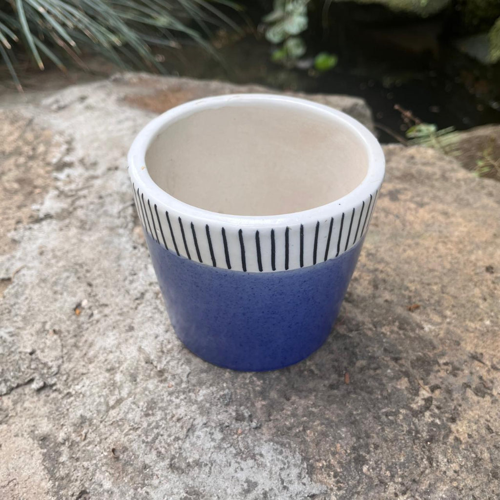 Coastal Edge Ceramic Pot-myBageecha
