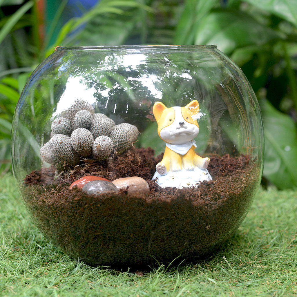 Animal décor accessory for tray gardens