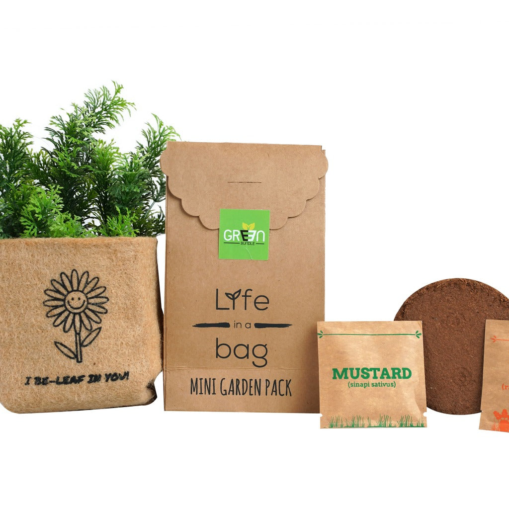 Eco-Friendly Jute Mini Garden Pack – myBageecha
