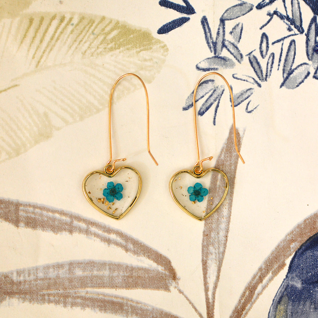 Fleeting Fairy Real Dried Flower Earrings - myBageecha