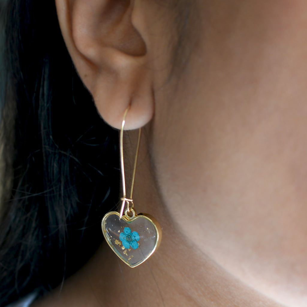 Fleeting Fairy Real Dried Flower Earrings - myBageecha