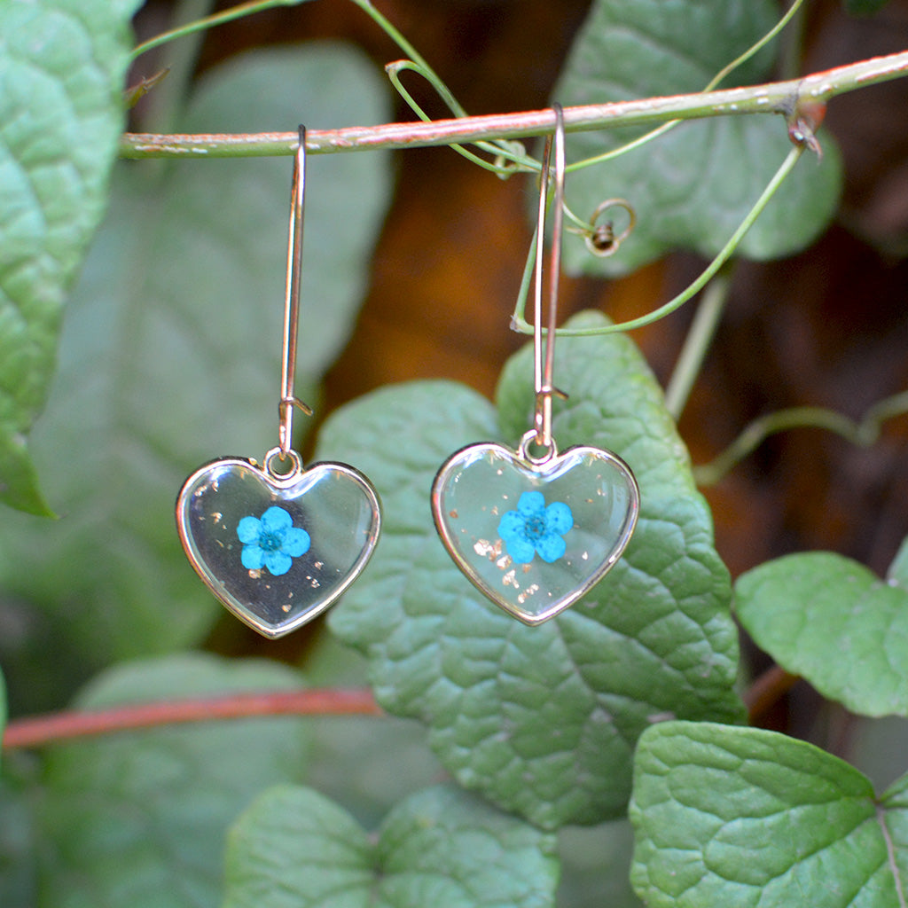 Fleeting Fairy Real Dried Flower Earrings - myBageecha