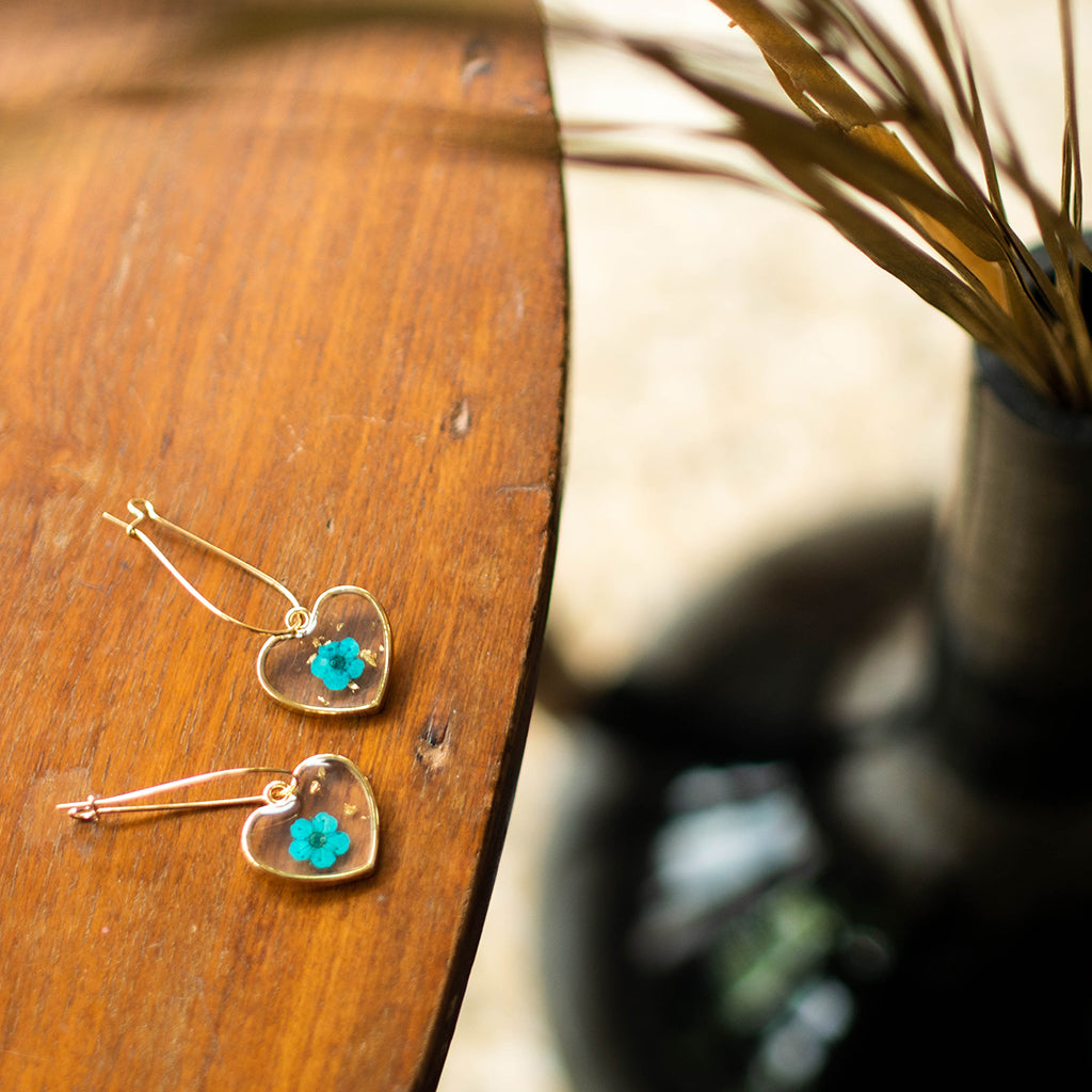 Fleeting Fairy Real Dried Flower Earrings - myBageecha