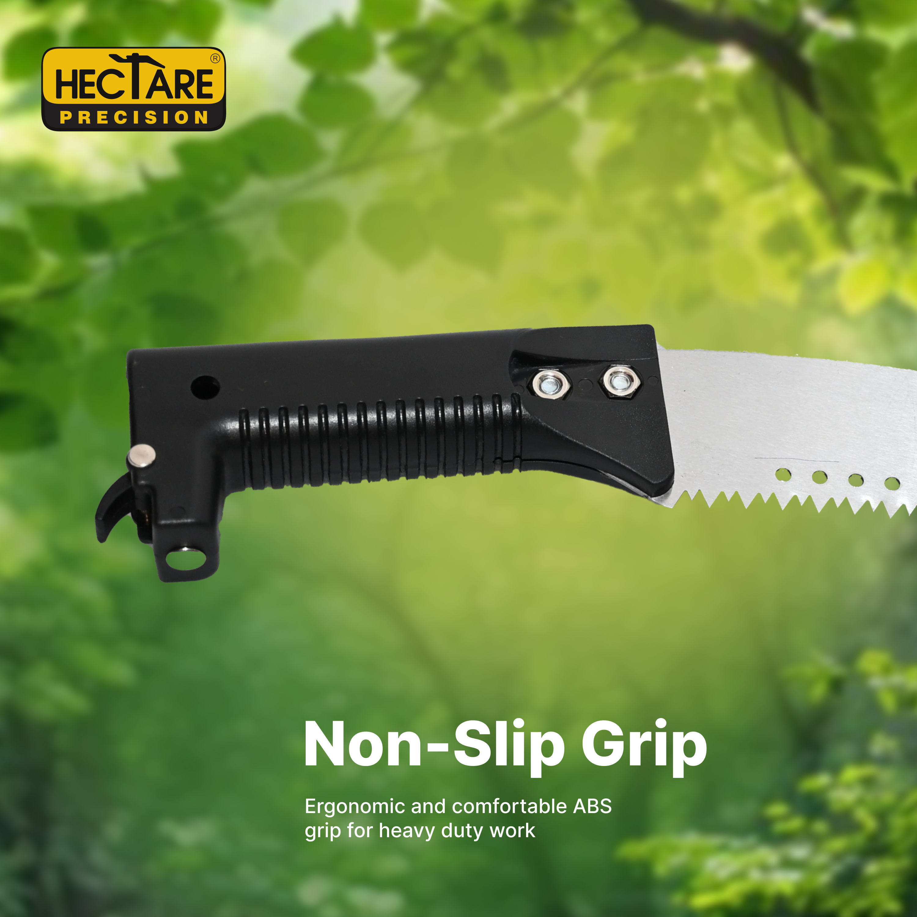 Hectare Precision Q'neck Pruning Saw | 15 inch blade Double serrated saw For branch cutting