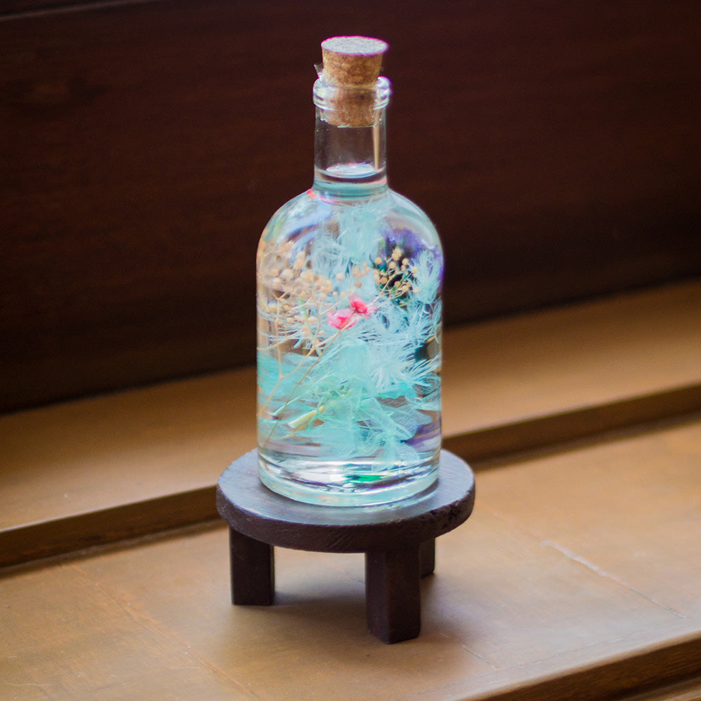 Frolicking Blues Preserved Flower Tabletop