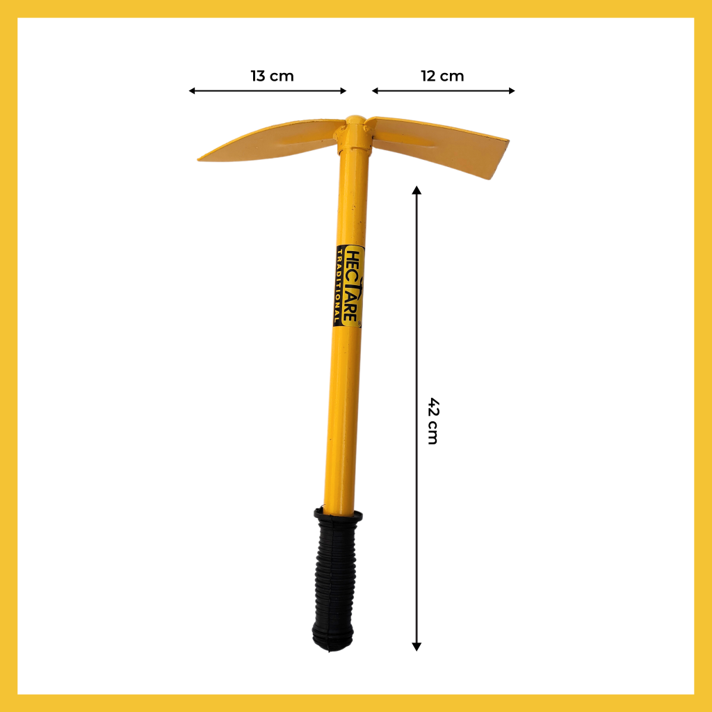 Heavy-duty tool for digging and weeding