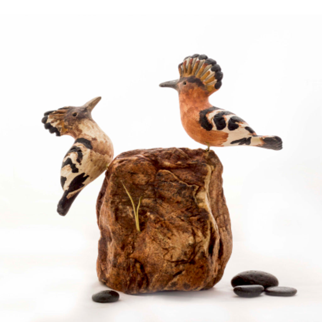 Exotic Hoopoe Stone Base Table Tops - myBageecha