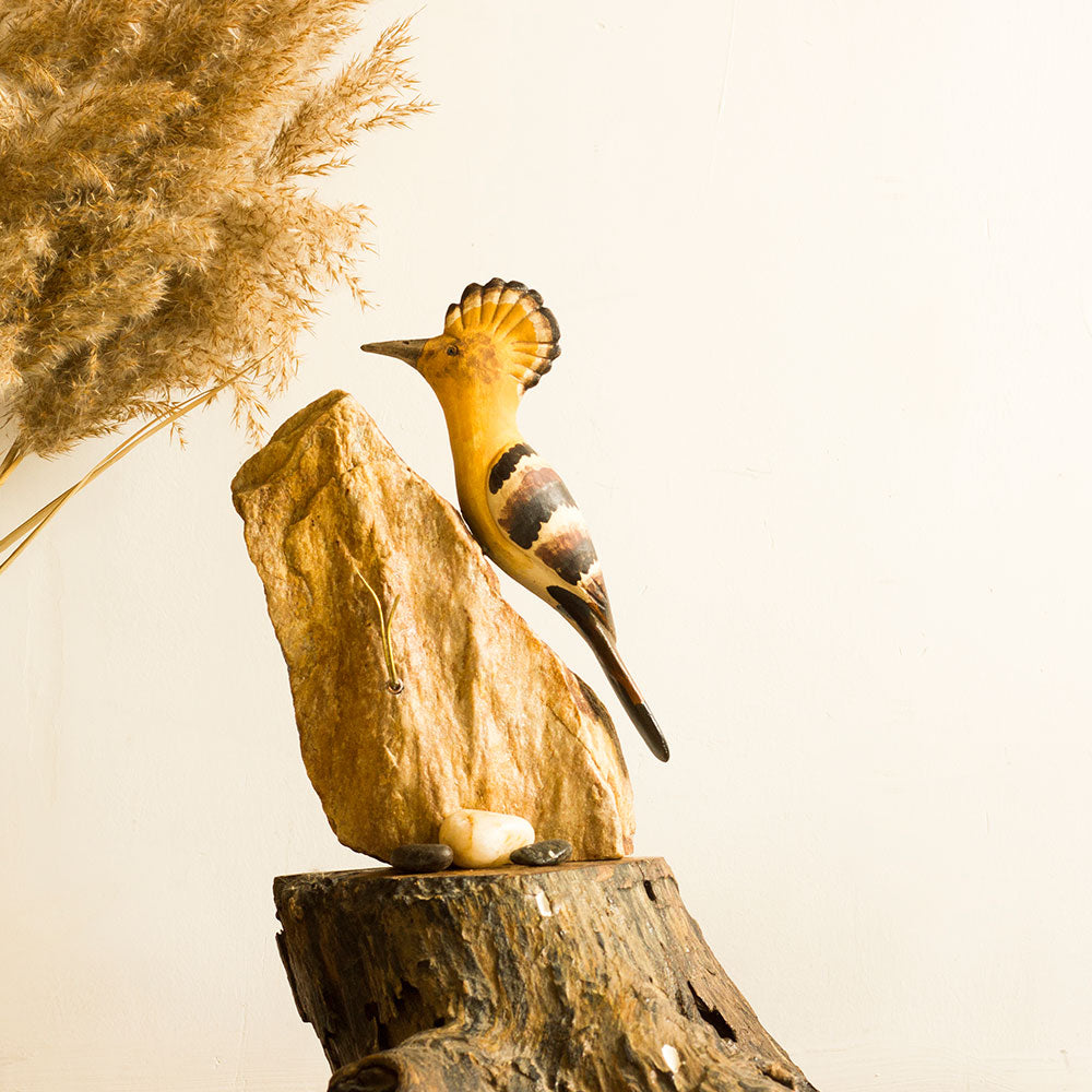 Exotic Hoopoe Wooden Base Table Tops - myBageecha
