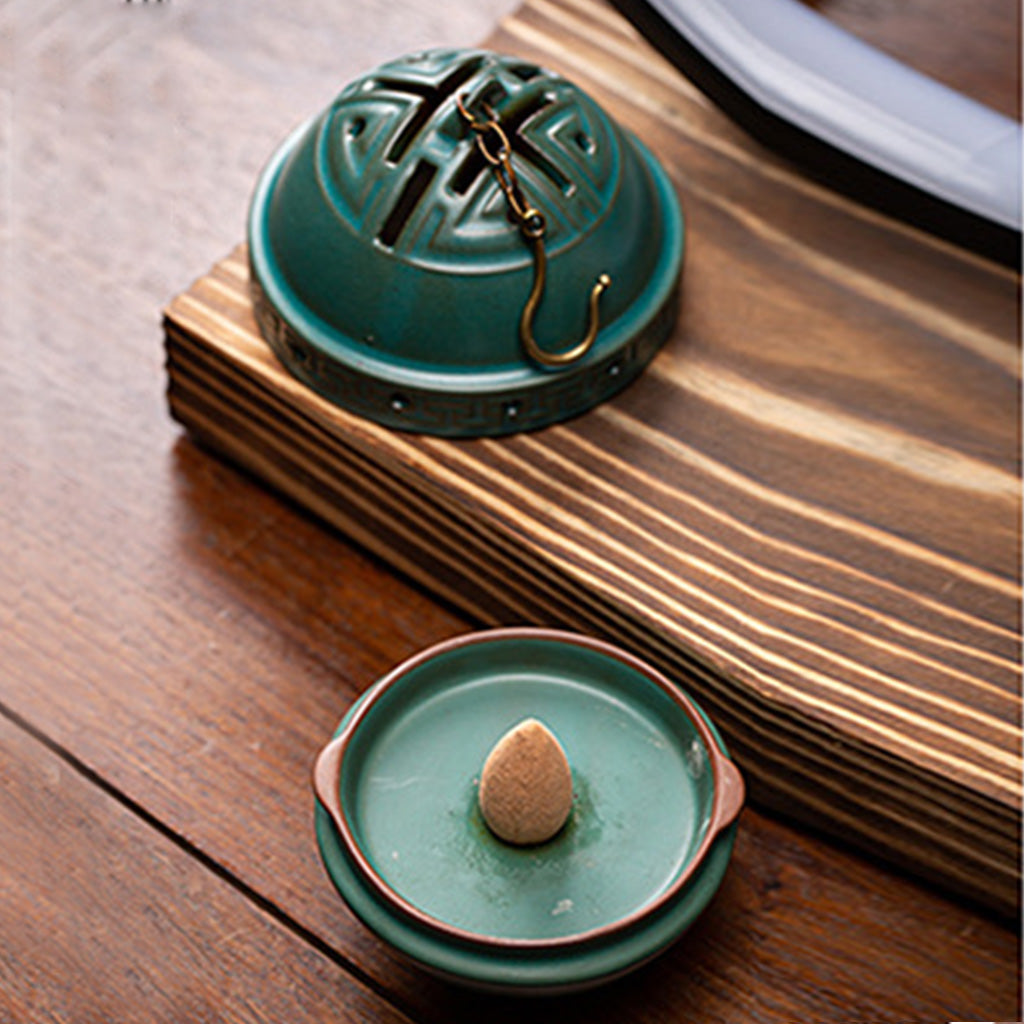 Inner Wisdom Buddha LED Decor Incense Burner Zen Garden - mybageecha