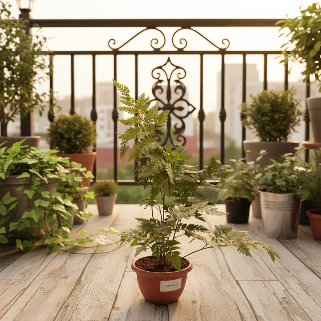 Leatherleaf Fern Plant-myBageecha