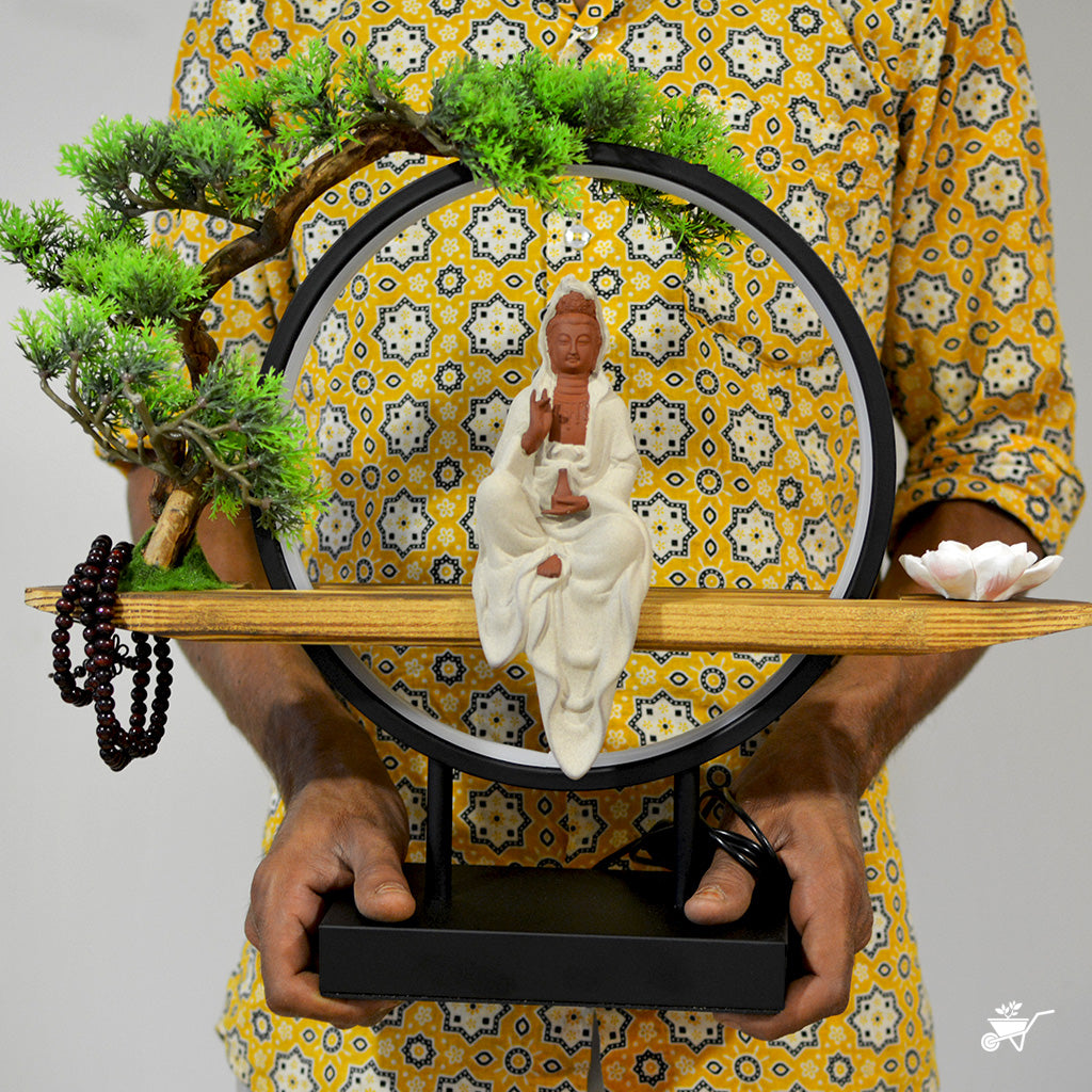 Meditating in Nature LED Decor Incense Burner Zen Garden - myBageecha