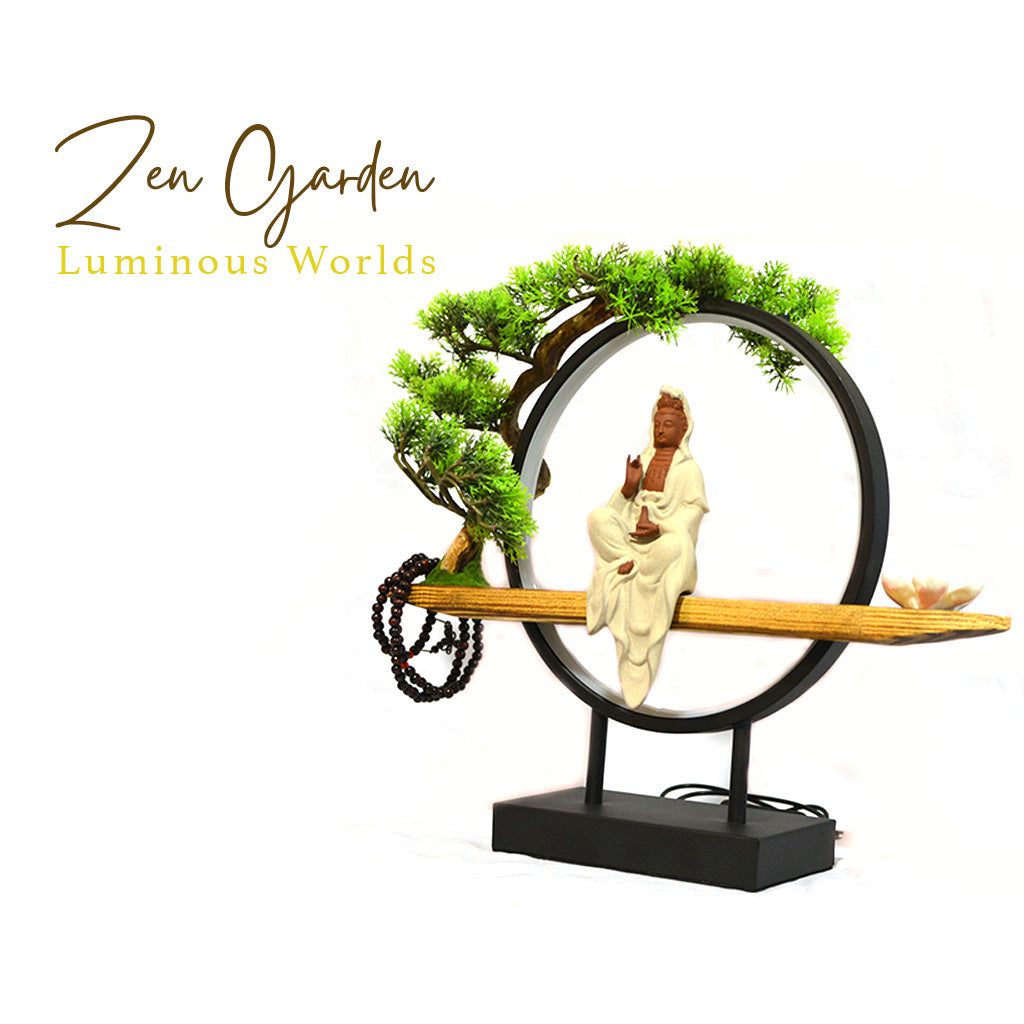 Meditating in Nature LED Decor Incense Burner Zen Garden - myBageecha