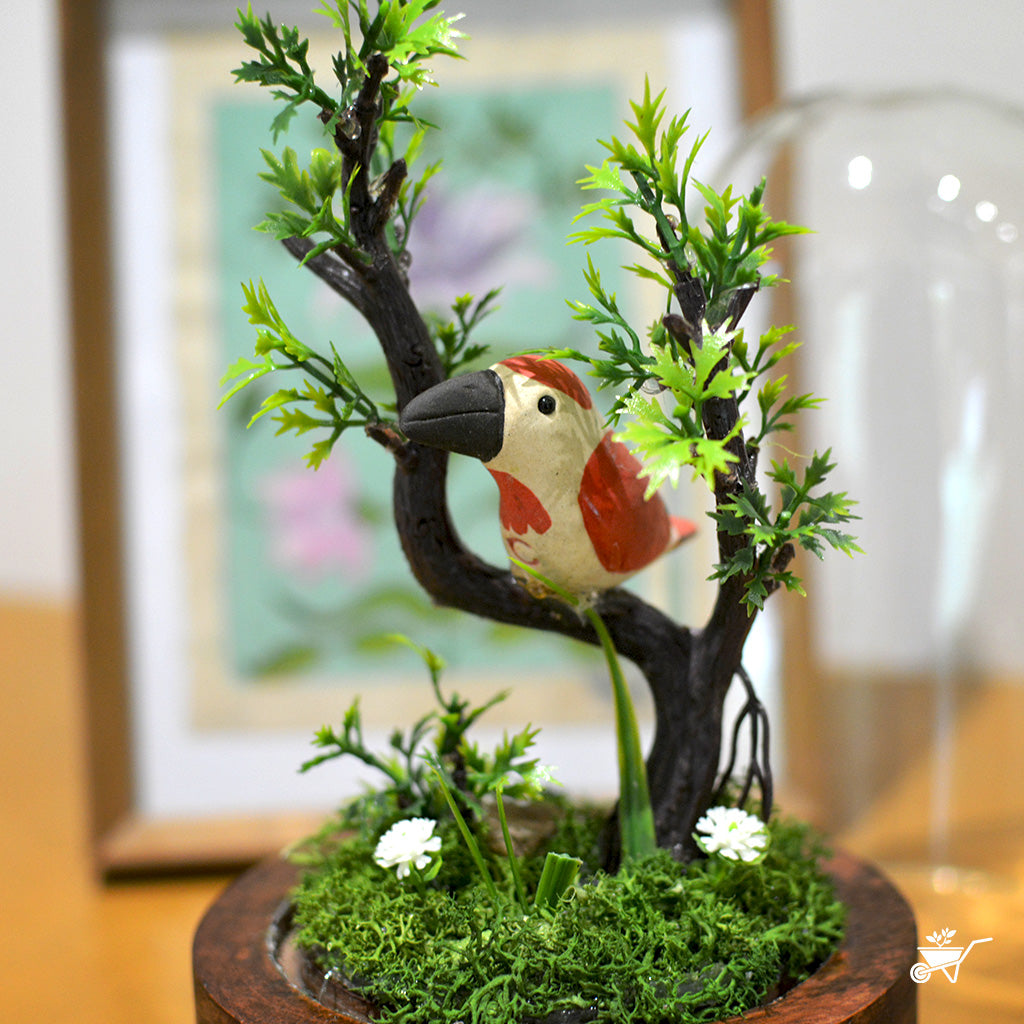 Perched Murmurs Artificial Plant Decor