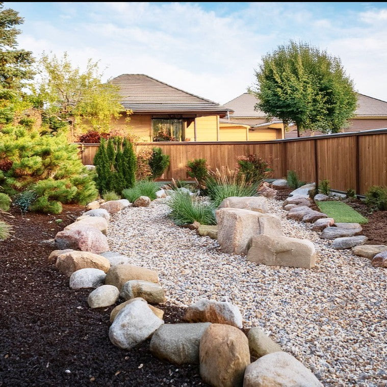 River Beige -Unpolished Pebble Decor - myBageecha