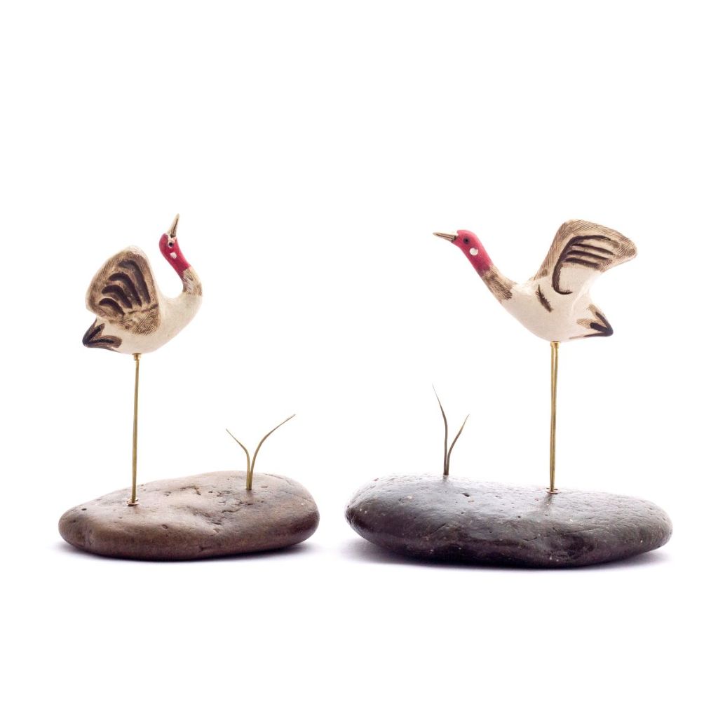 Pebble Decor - Sarus Crane (Pair) - myBageecha