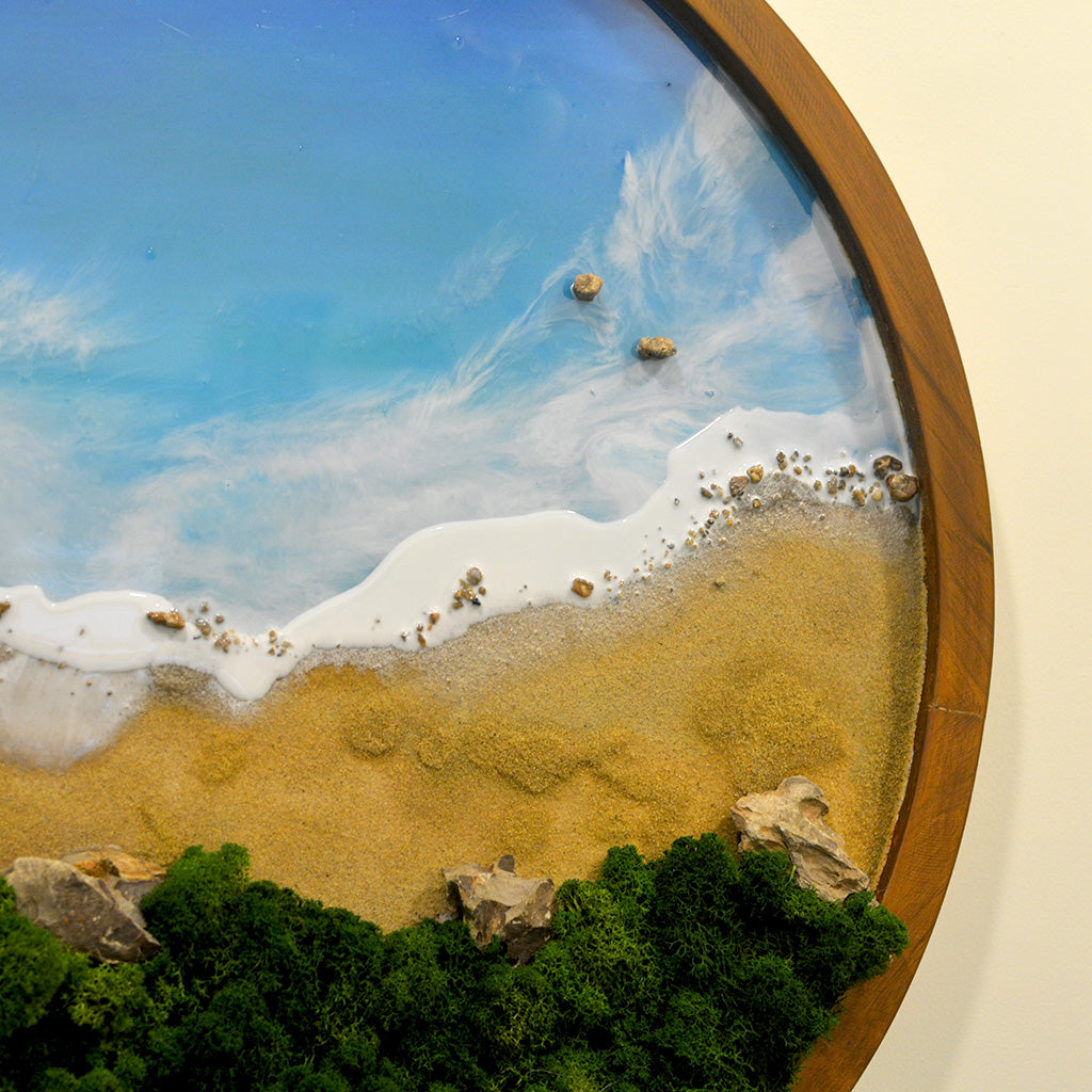 Indoor décor inspired by beach calmness