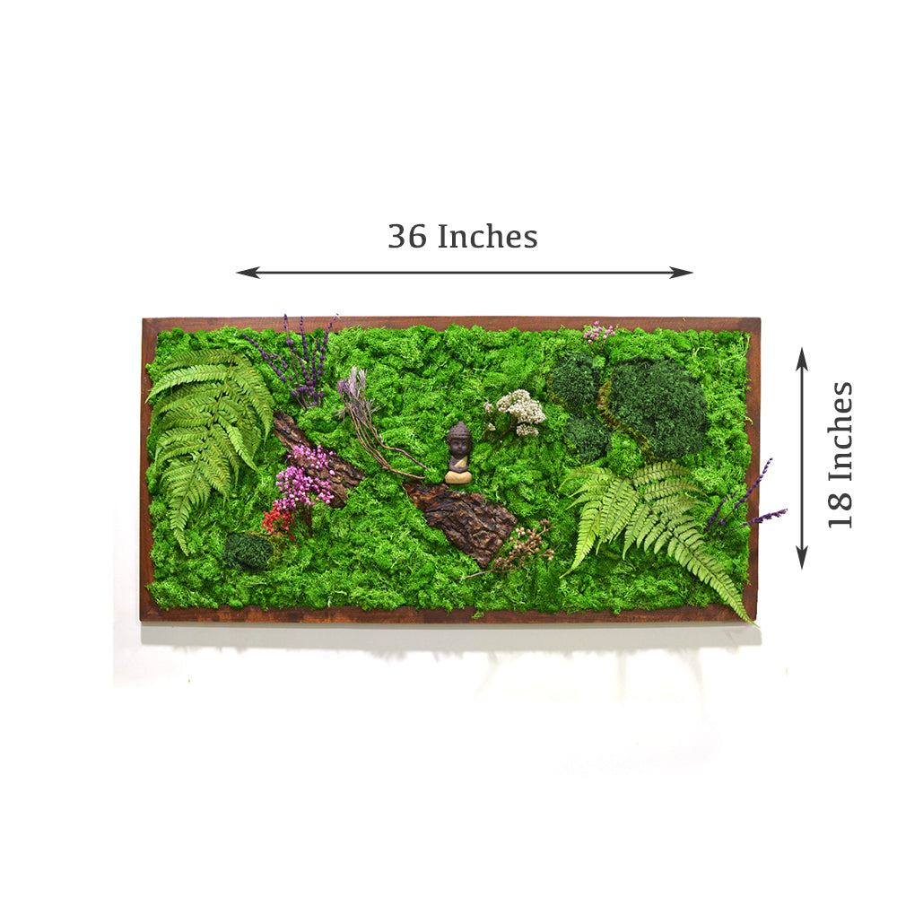 Peaceful décor with natural textures