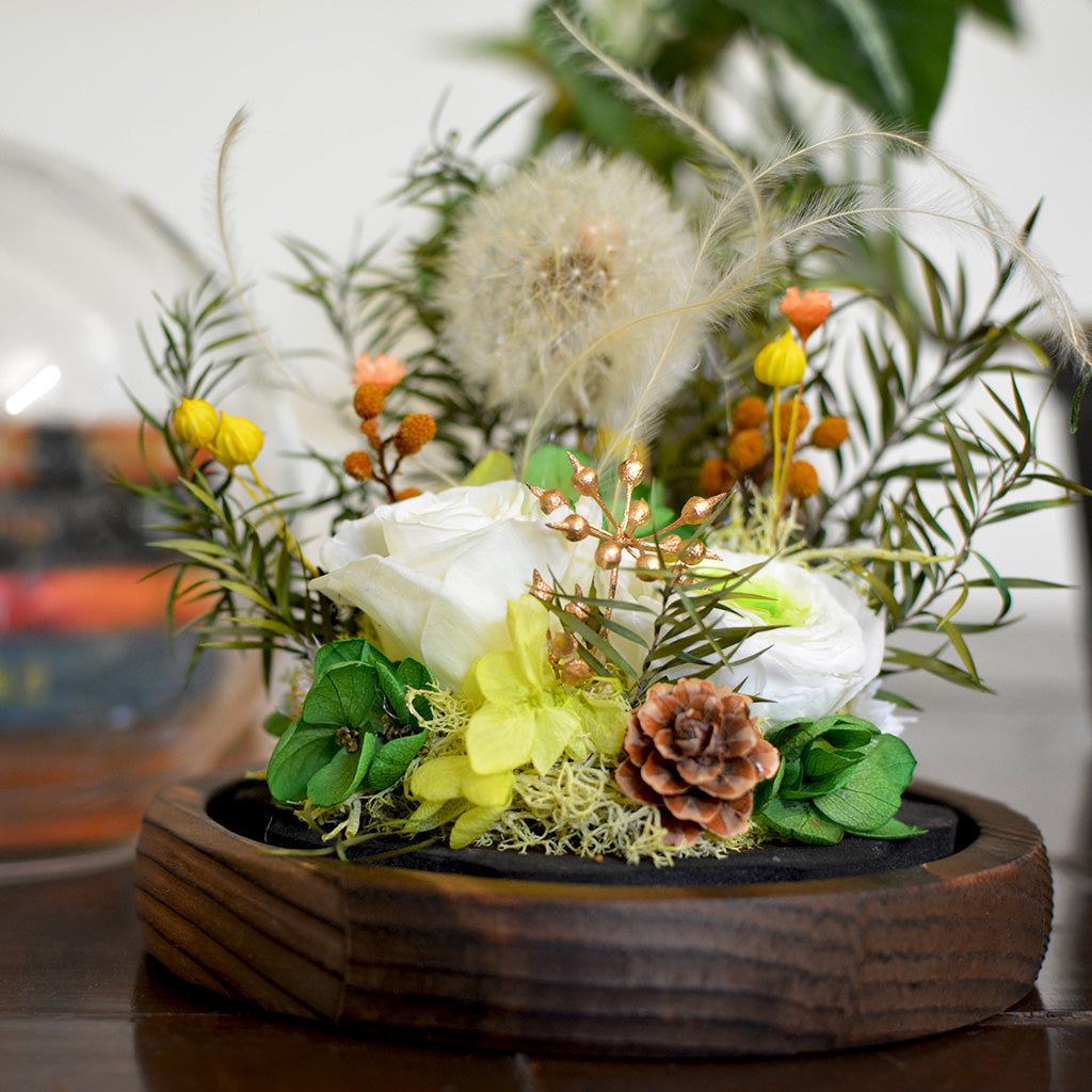 Close-up of Wildflower Meadows preserved blooms – gifting-friendly, nature-inspired décor.